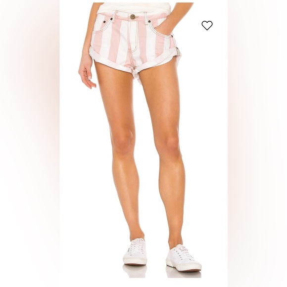 NWT One Teaspoon Bandits Candy Stripe Shorts, 25 - Picture 2 of 9